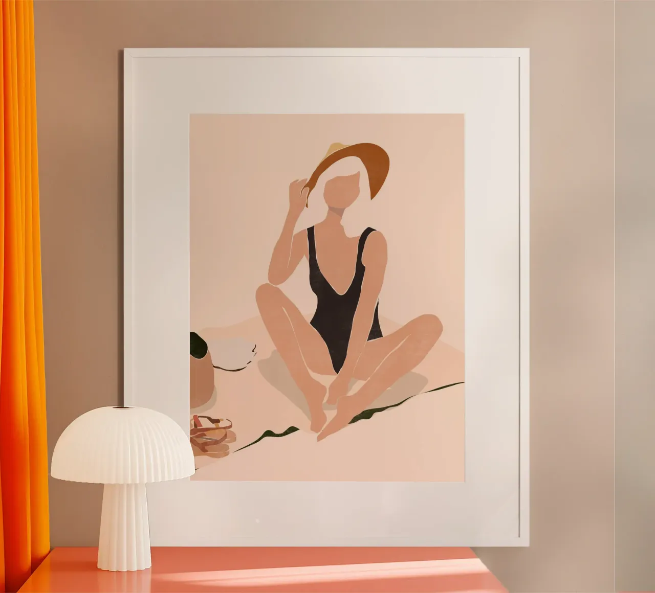 Strandpause Poster von LeaDArt