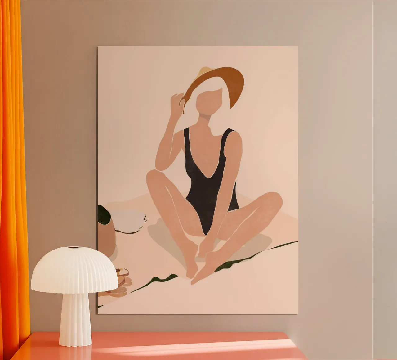 Strandpause Poster von LeaDArt