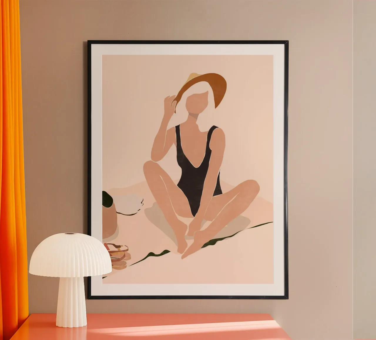 Strandpause Poster von LeaDArt