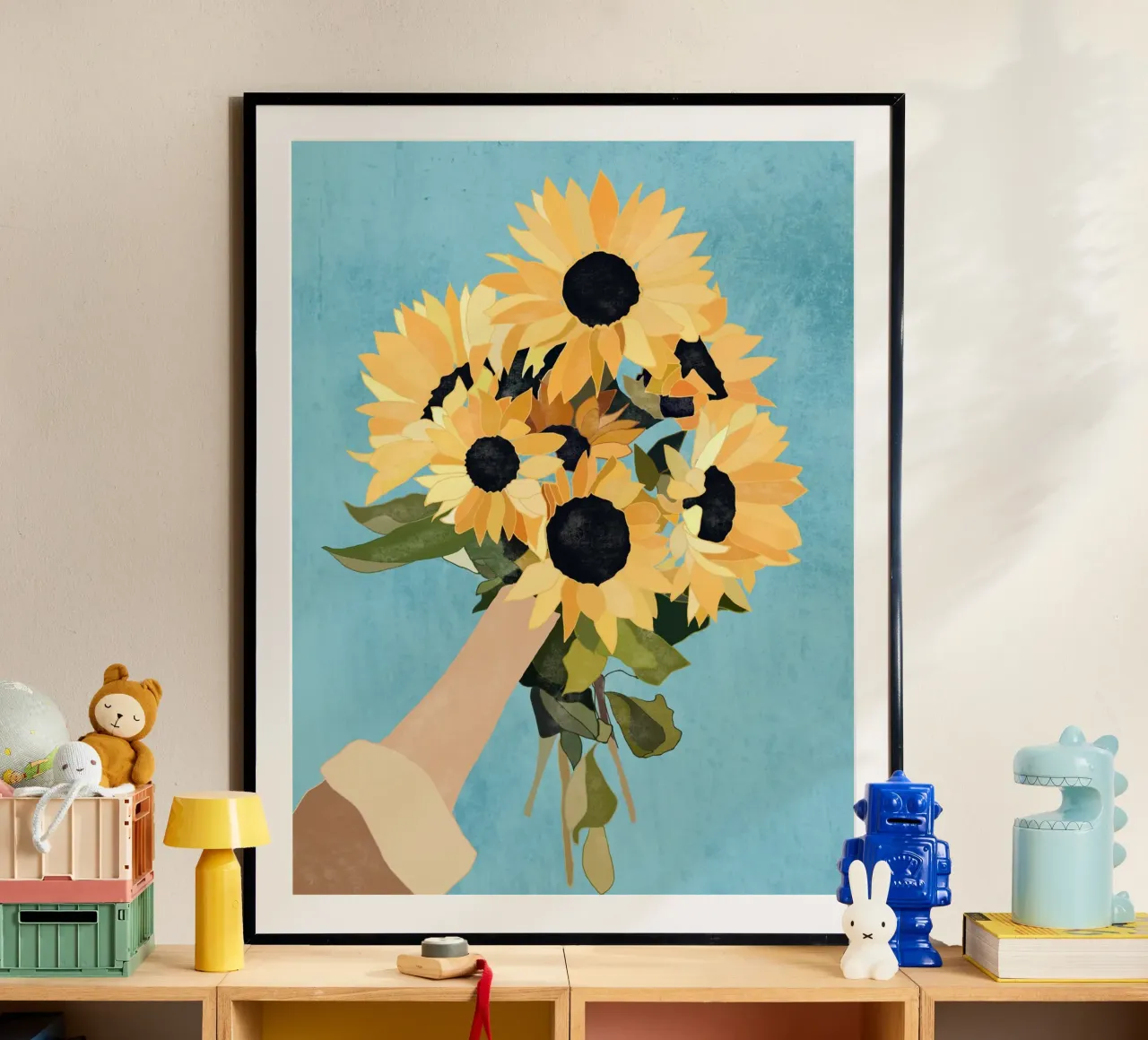 Il sole in mano carta hahnemühle da LeaDArt