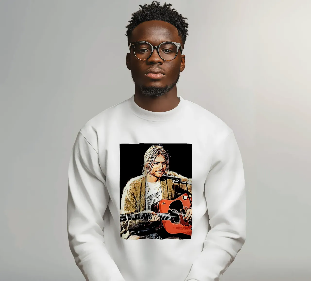 Nirvana kurt cobain 2 Arte felpa da music soul