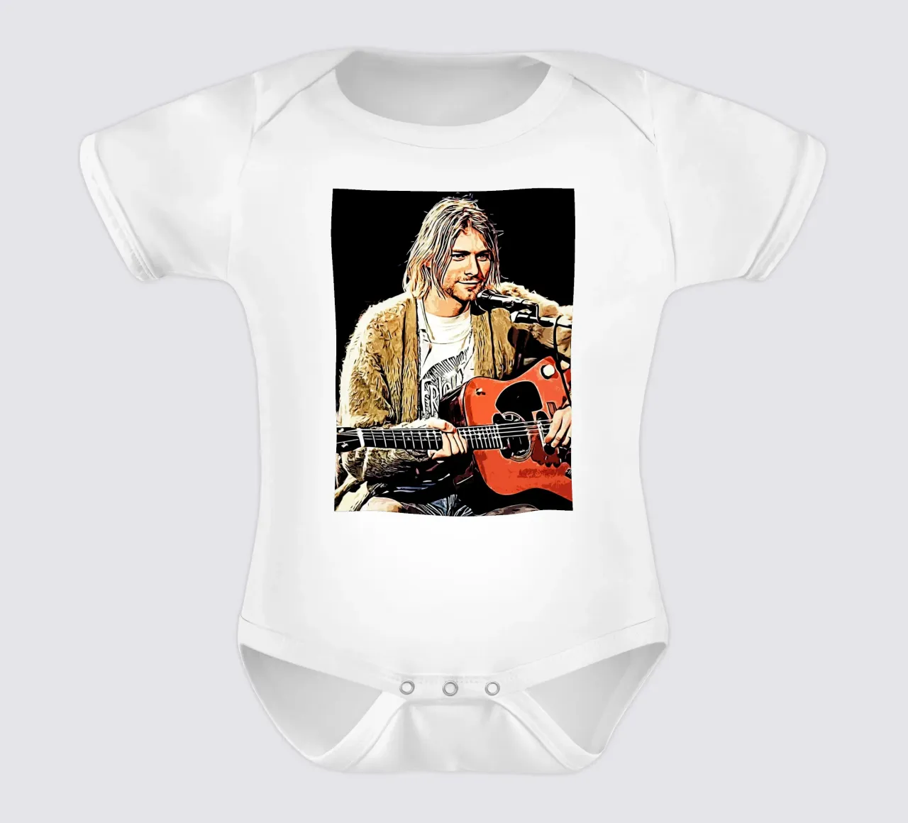 Nirvana kurt cobain 2 Kunst Kurzarm Babybody von music soul