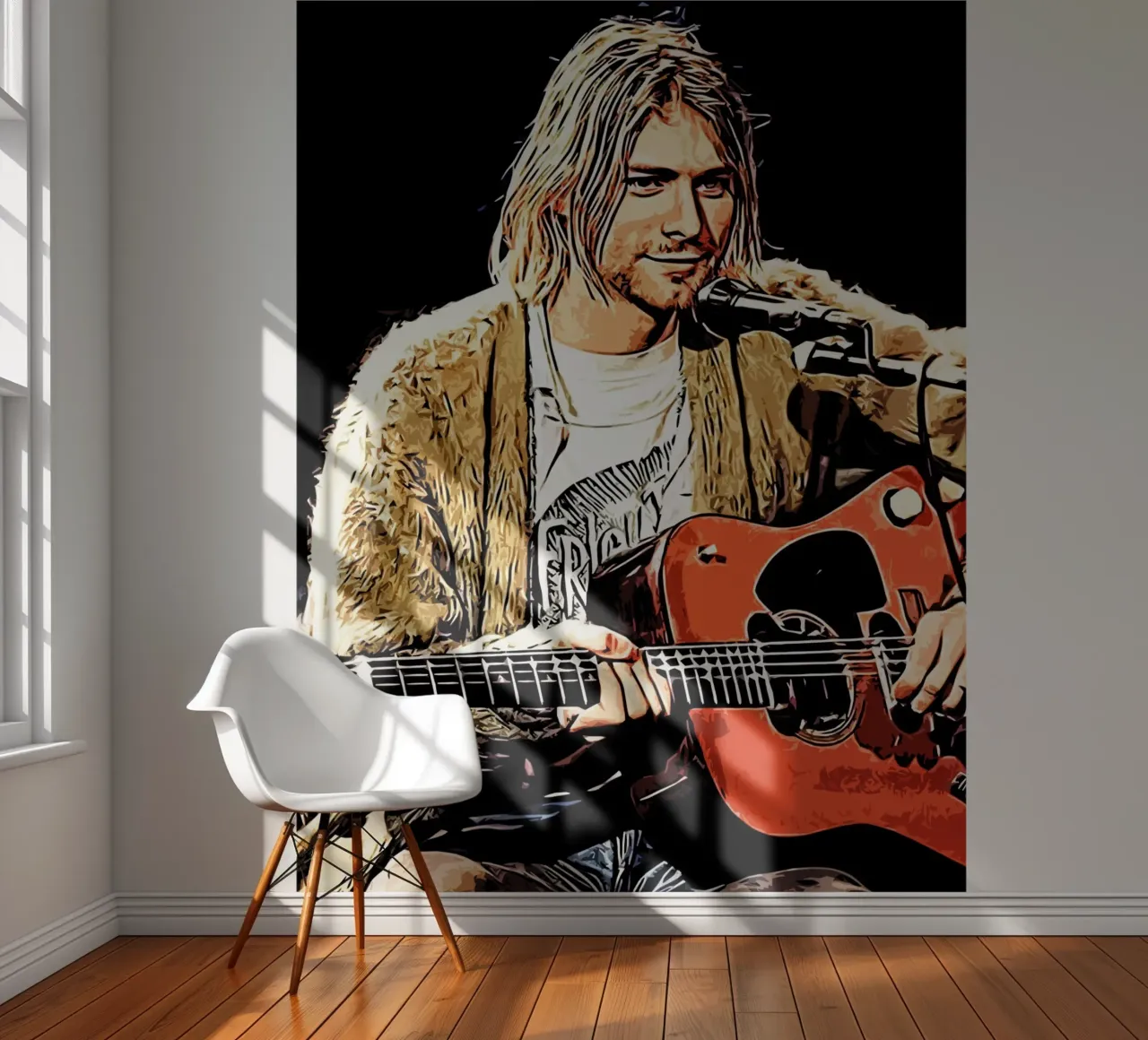 Nirvana kurt cobain 2 Art papier peint photo de music soul