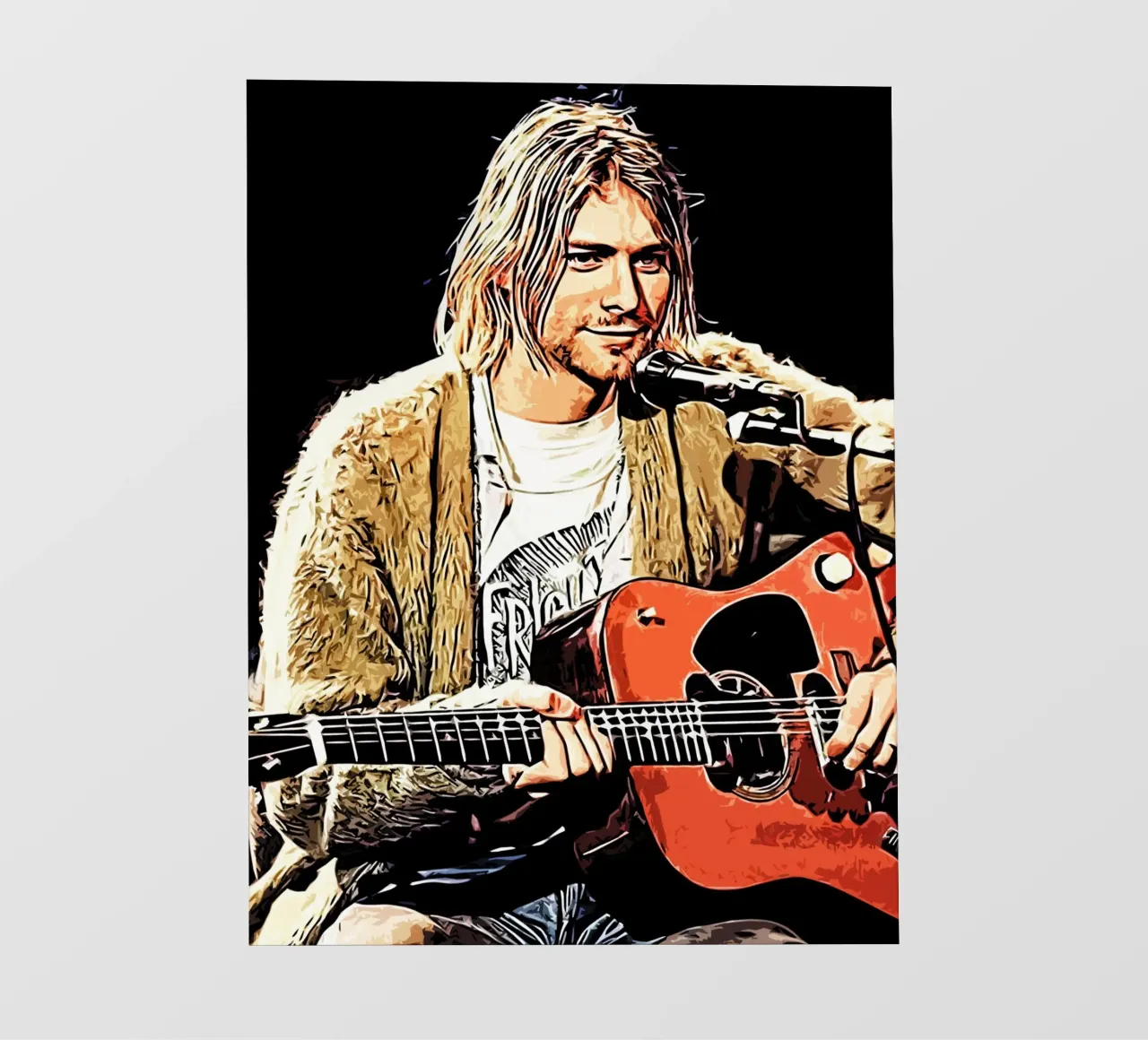 Nirvana kurt cobain 2 Art papier peint photo de music soul