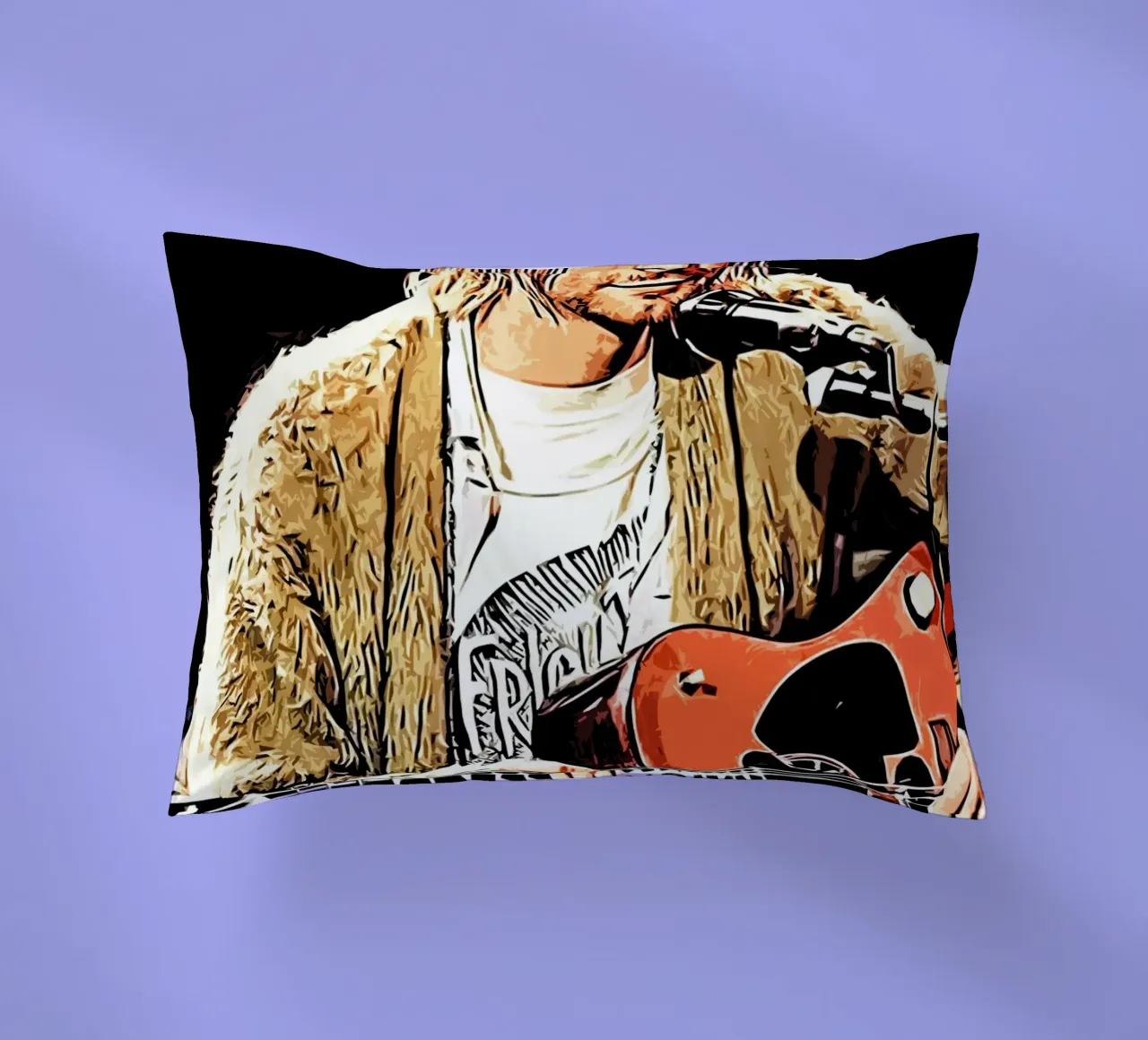 Nirvana kurt cobain 2 Arte cuscino da music soul