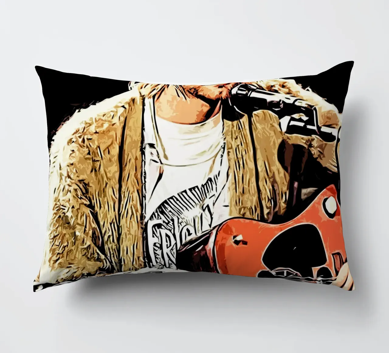 Nirvana kurt cobain 2 Arte cuscino da music soul