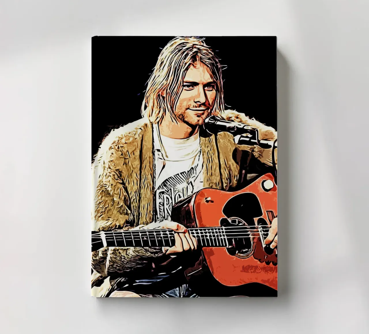 Nirvana kurt cobain 2 Art notebook by music soul