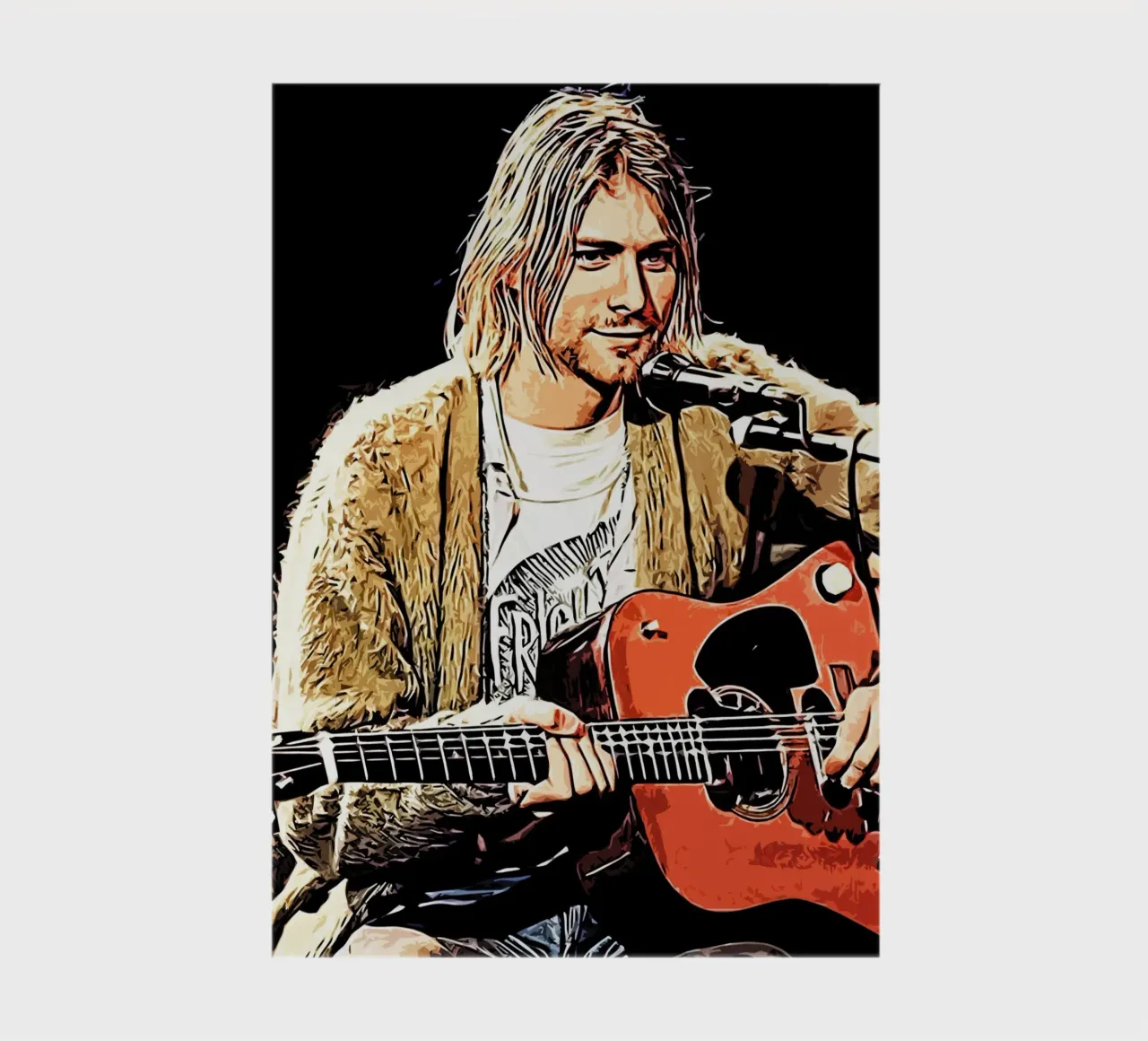 Nirvana kurt cobain 2 Art notebook by music soul