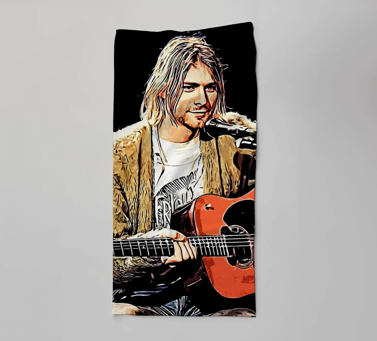 Nirvana kurt cobain 2 Arte asciugamano da bagno da music soul