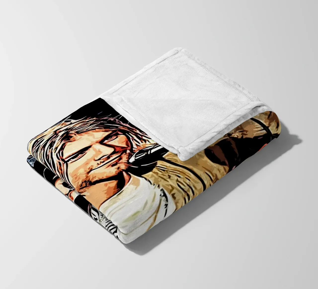 Nirvana kurt cobain 2 Kunst Fleecedecke von music soul