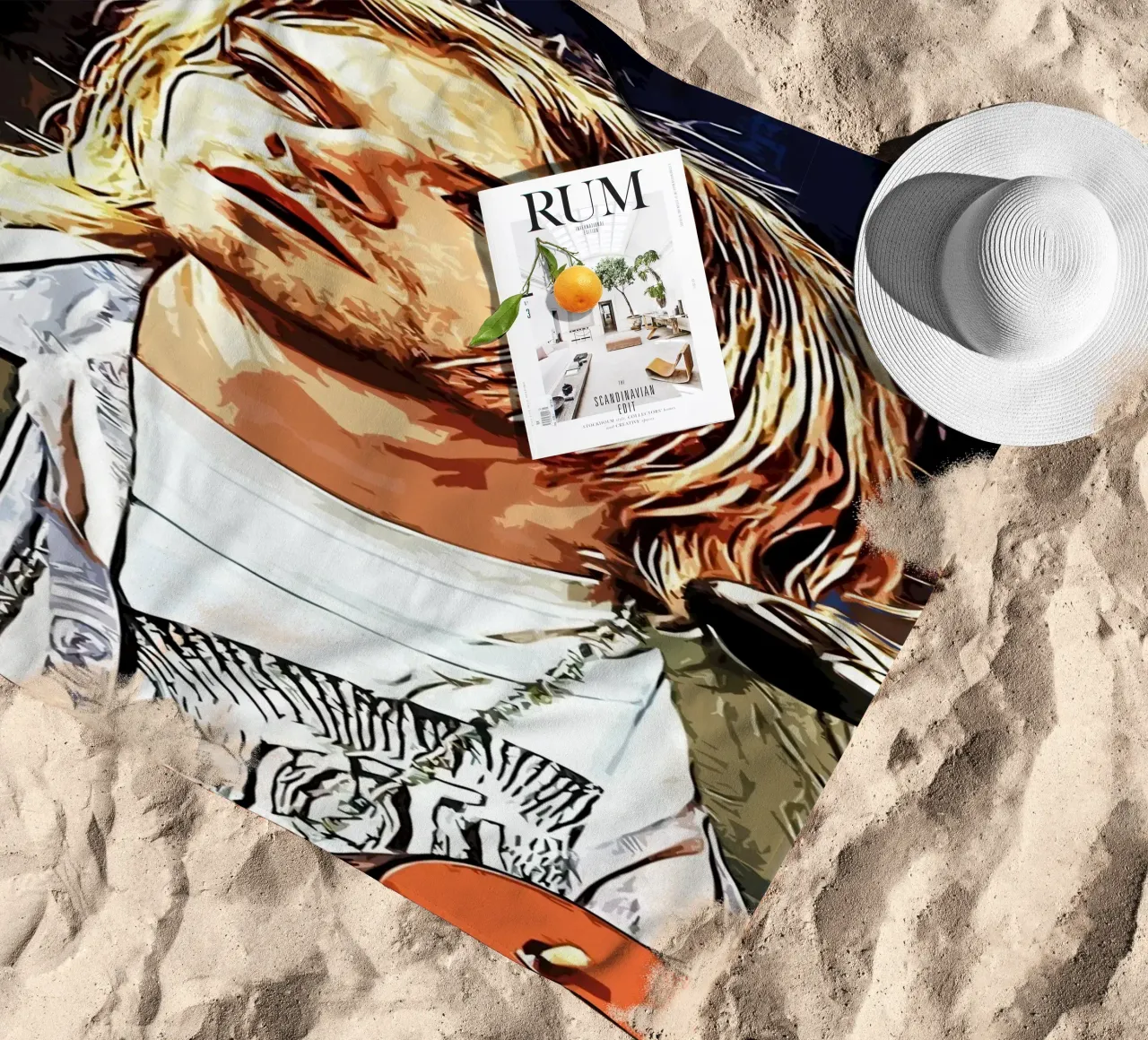 Nirvana Kurt Cobain 5 Art beach towel by music soul