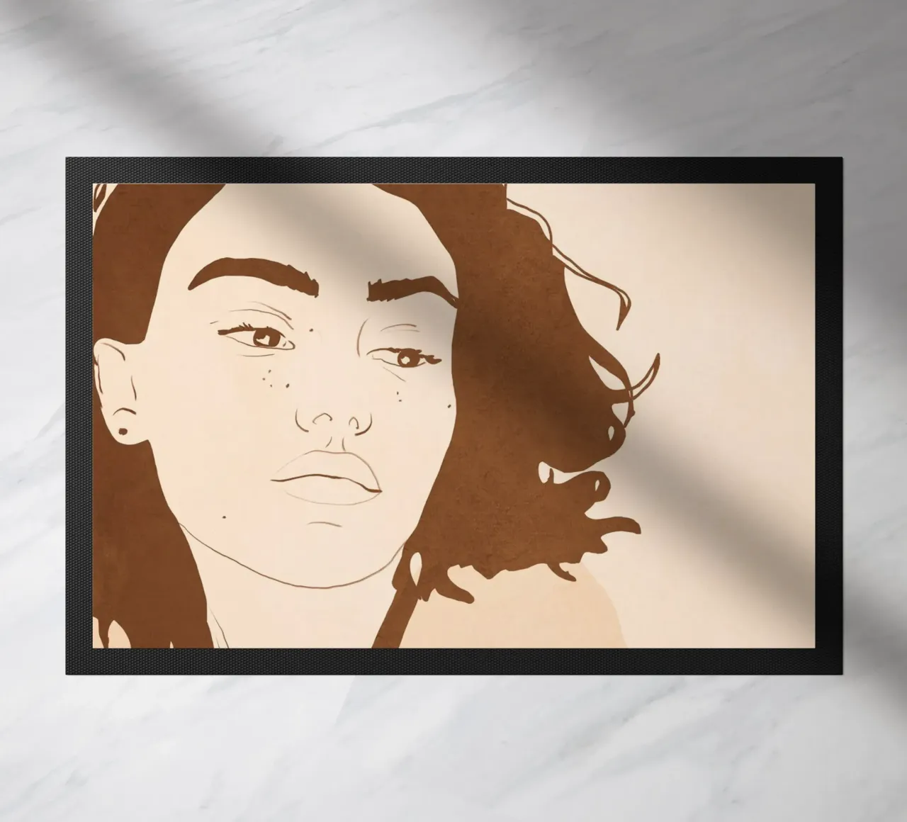 Houding deurmat van LeaDArt