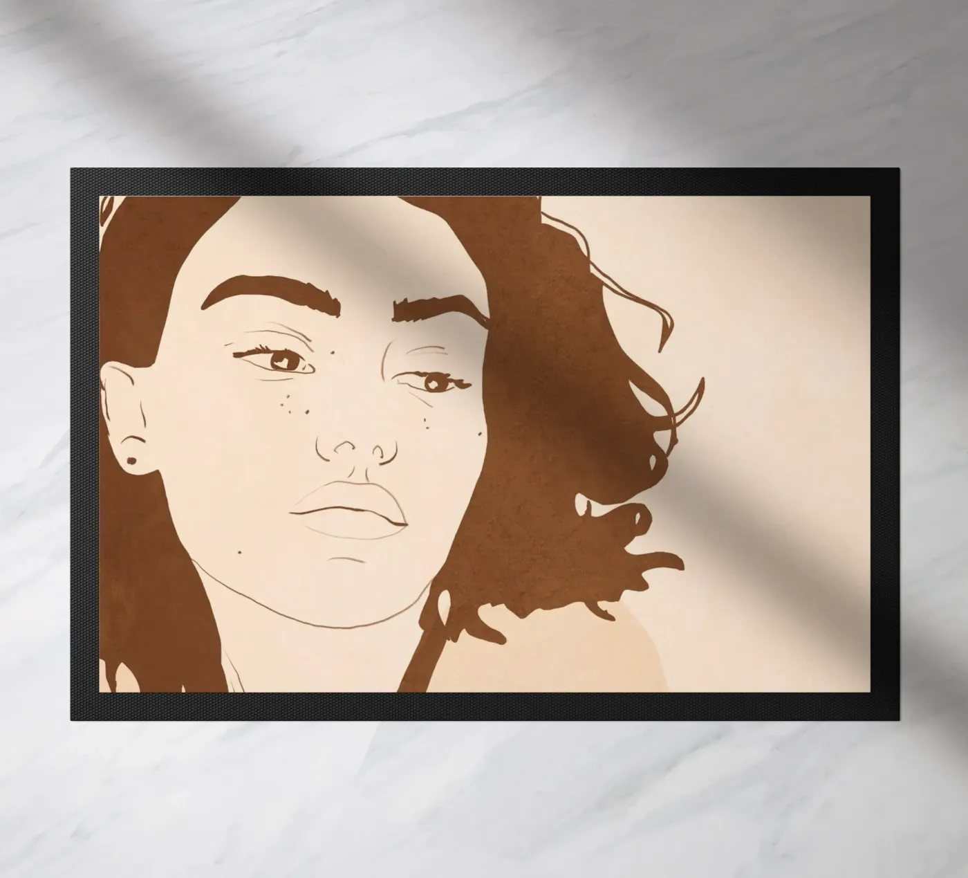 Attitude doormat by LeaDArt