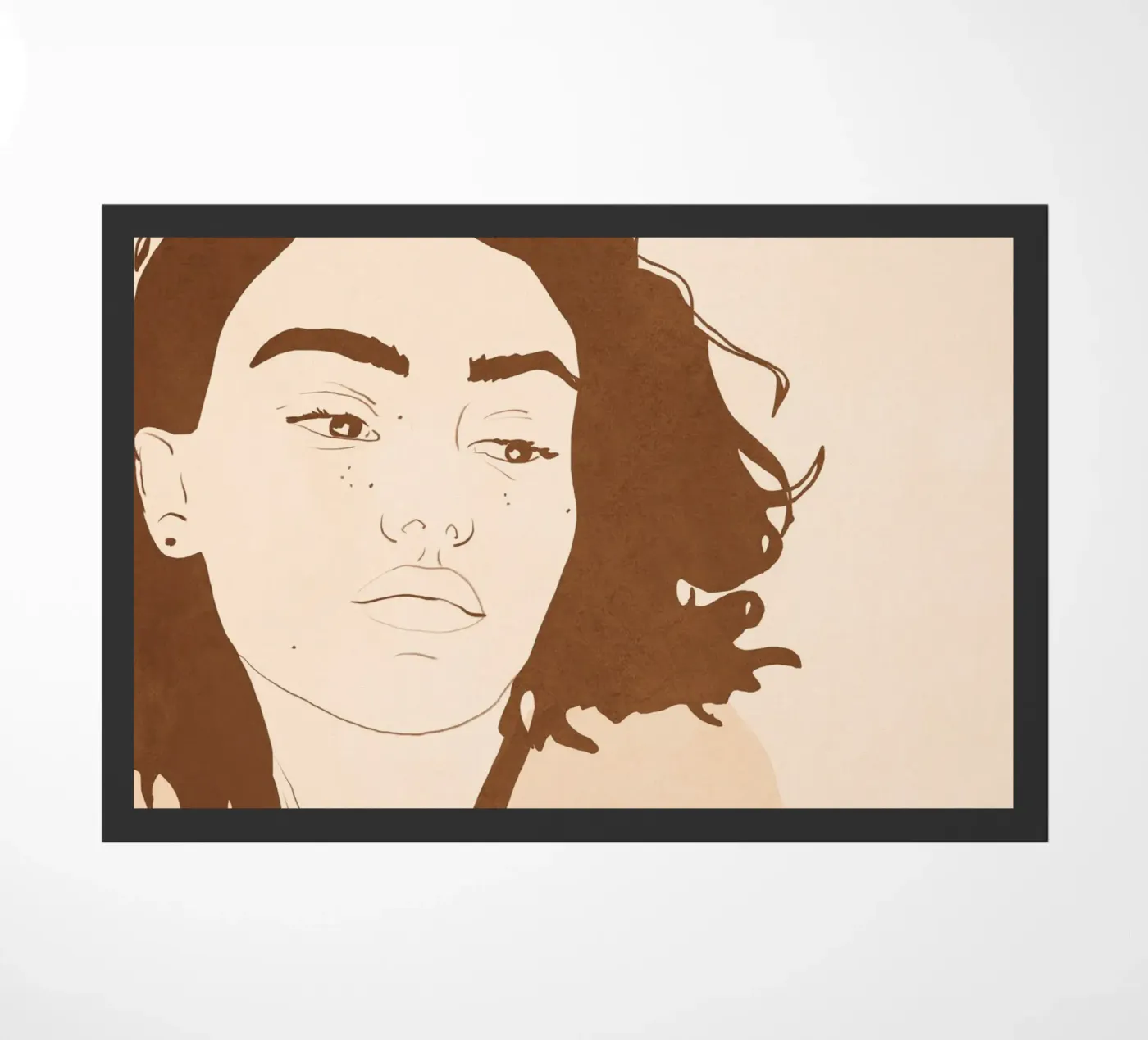 Attitude doormat by LeaDArt