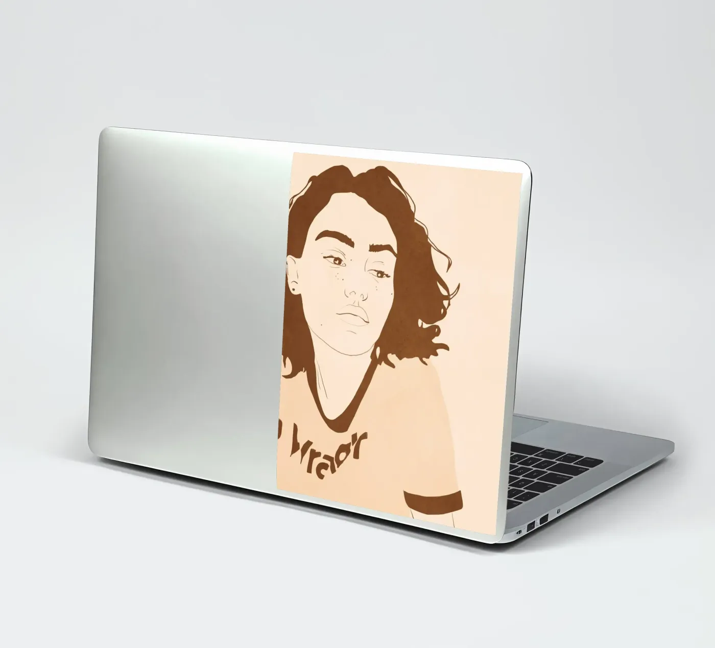 Houding sticker van LeaDArt