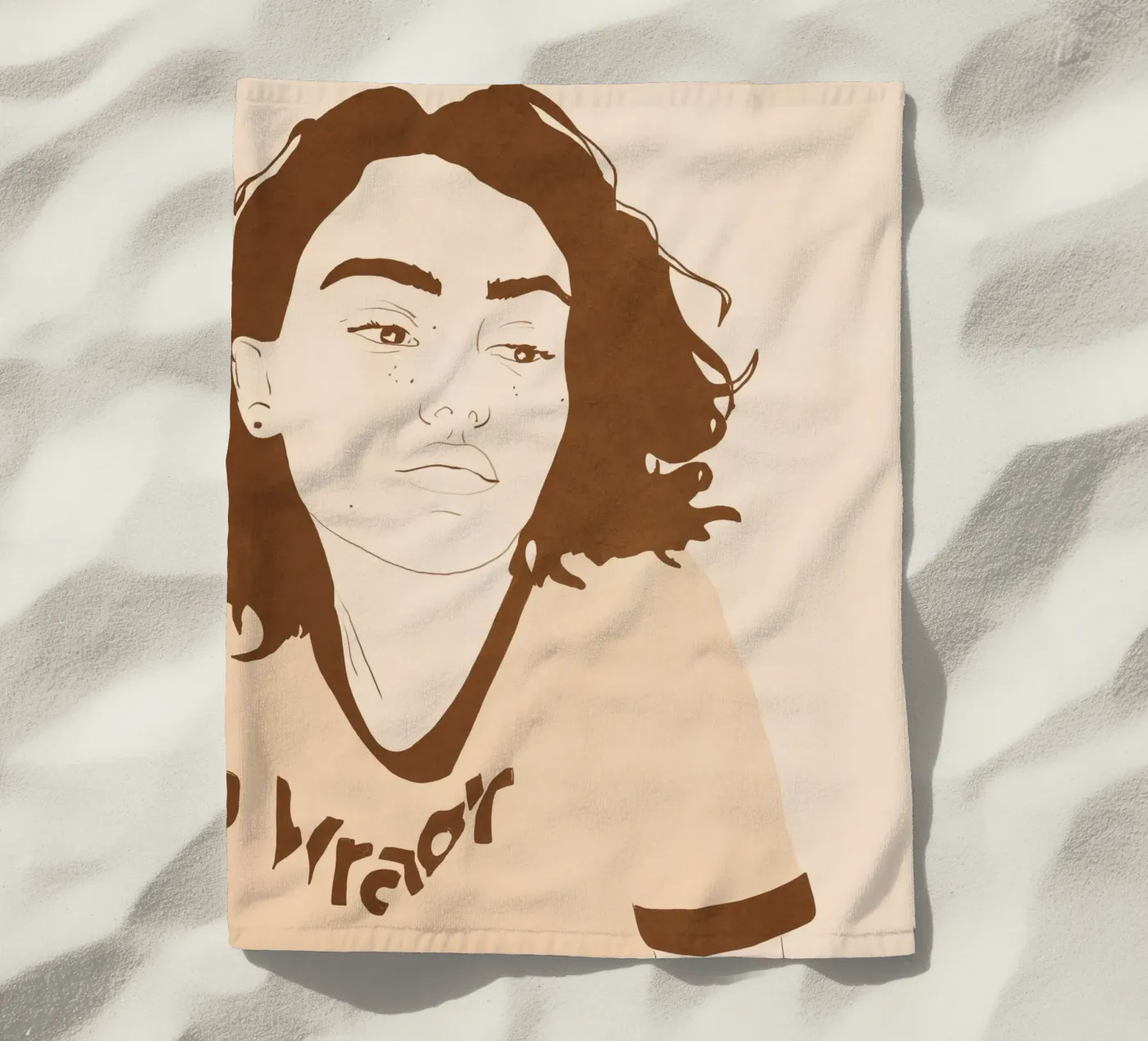 Atteggiamento telo mare da LeaDArt