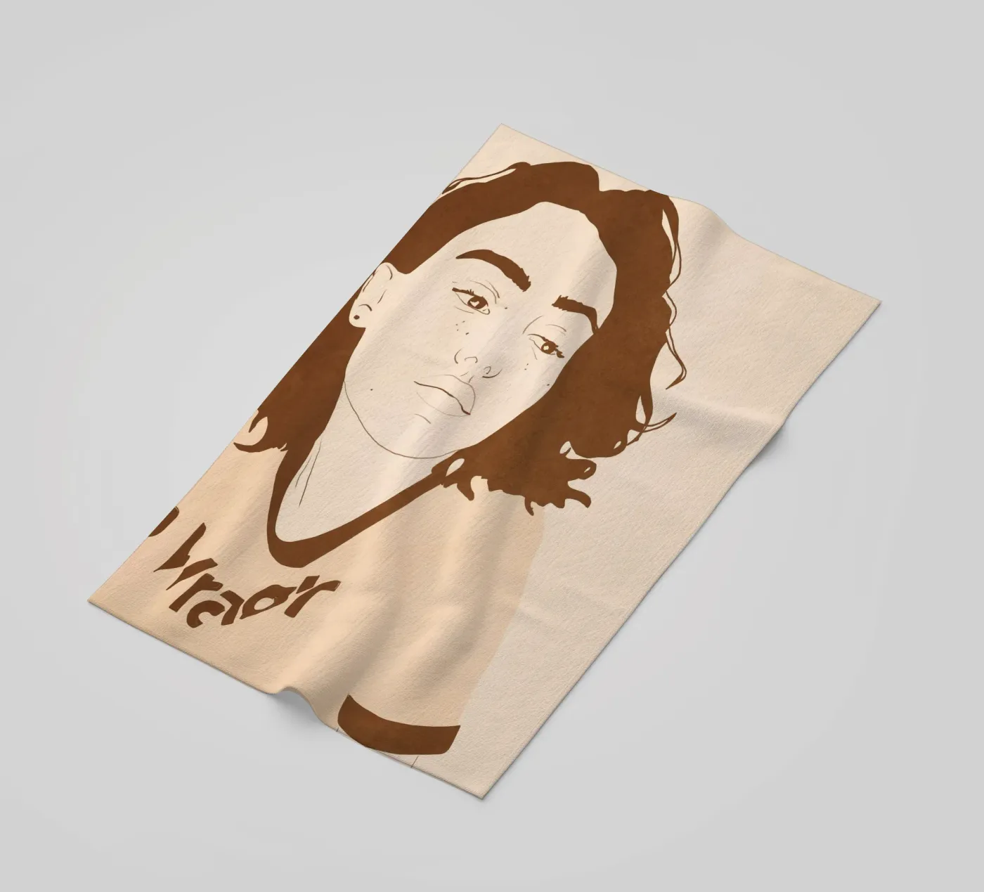 Atteggiamento telo mare da LeaDArt