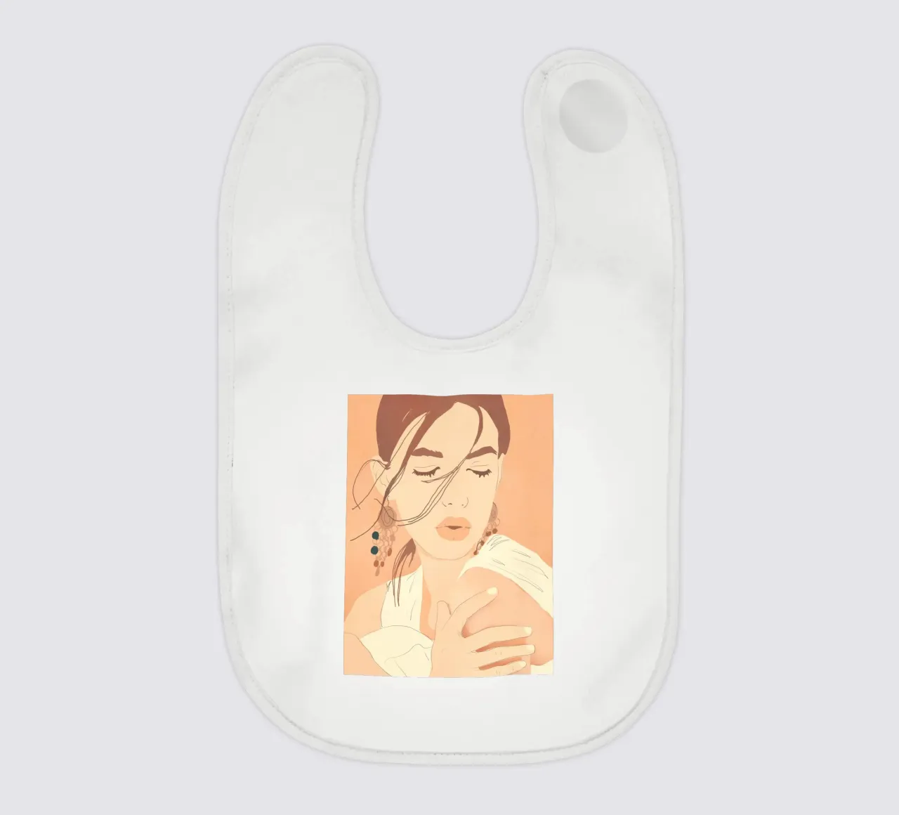 Innerlijk licht baby slabbetje van LeaDArt