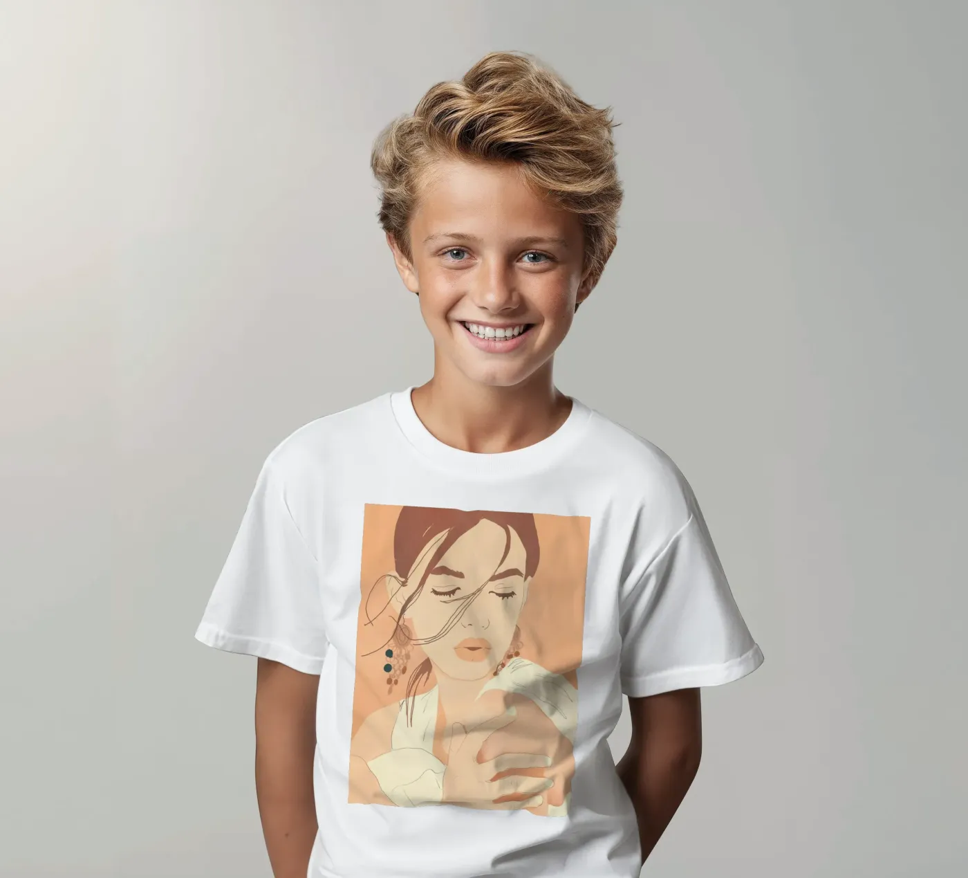 Luce interiore t-shirt bambini da LeaDArt