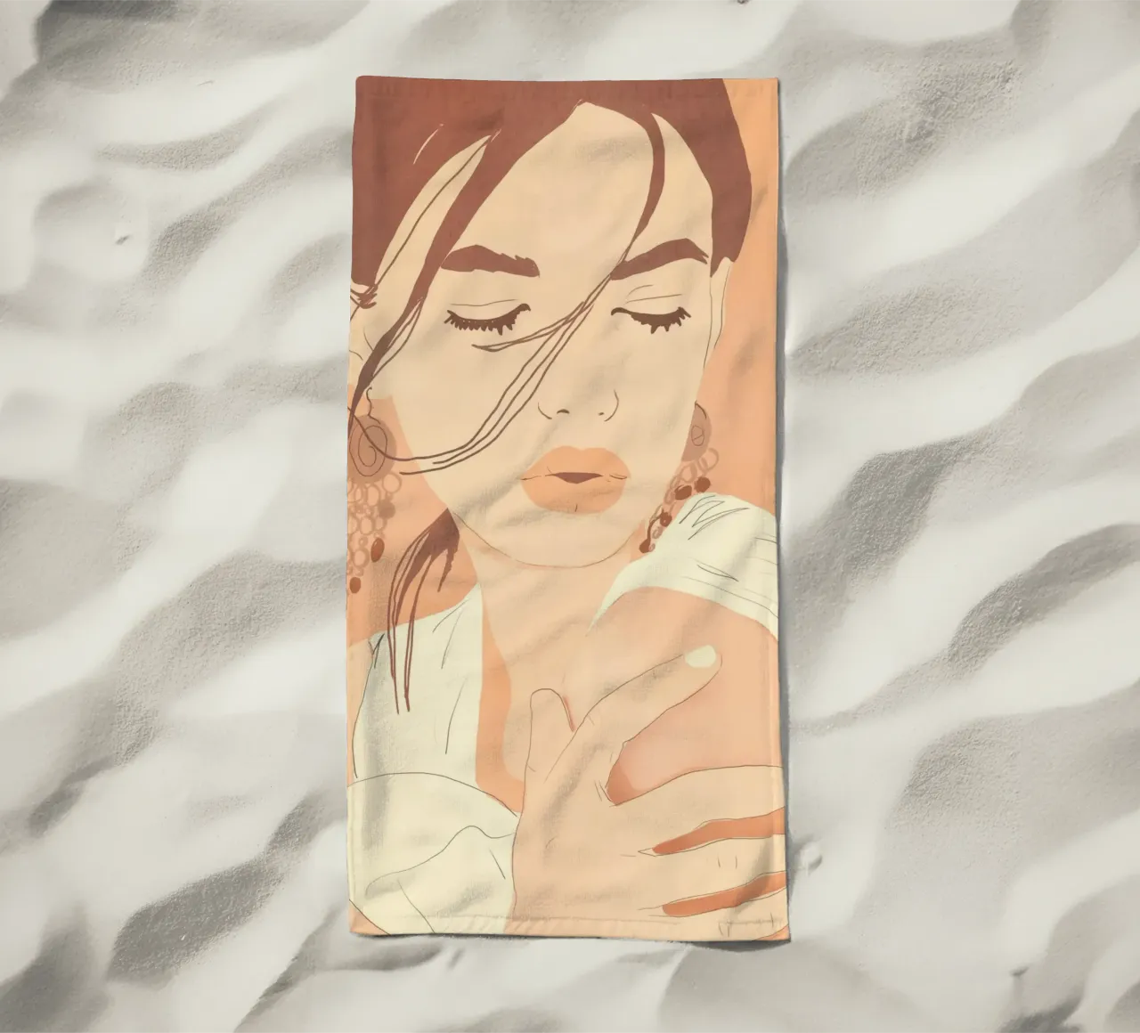 Luce interiore telo mare da LeaDArt