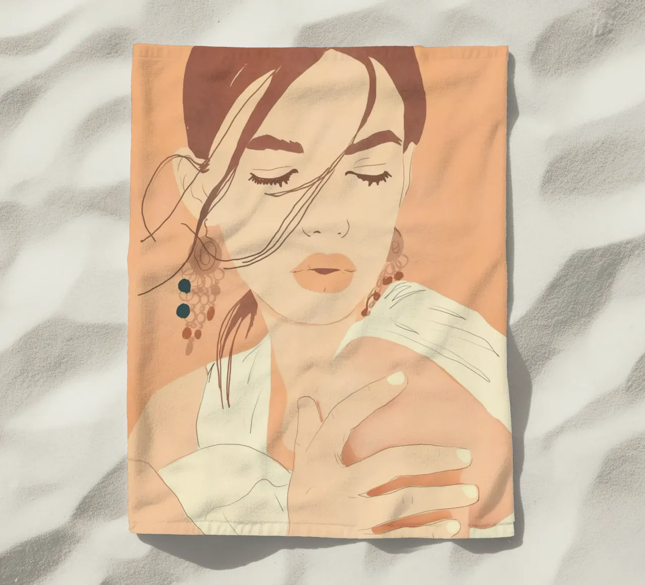 Luce interiore telo mare da LeaDArt