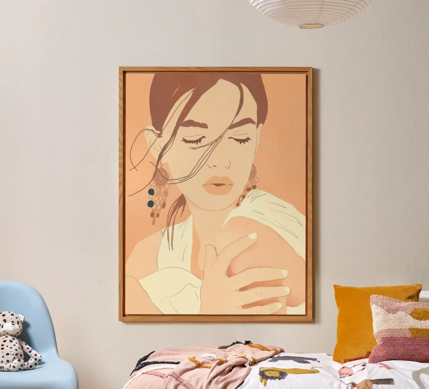 Luce interiore pannello forex da LeaDArt