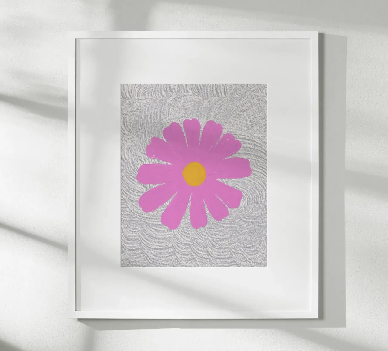 pink flower daisy hahnemühle van Creaton