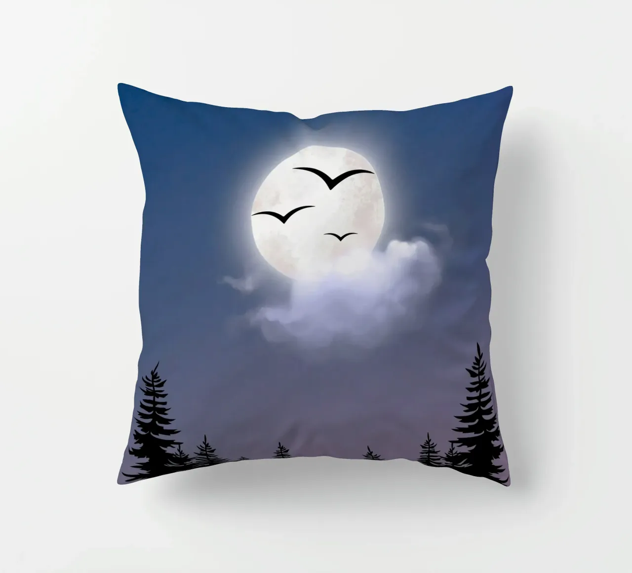 moon cloudy cuscino da Creaton