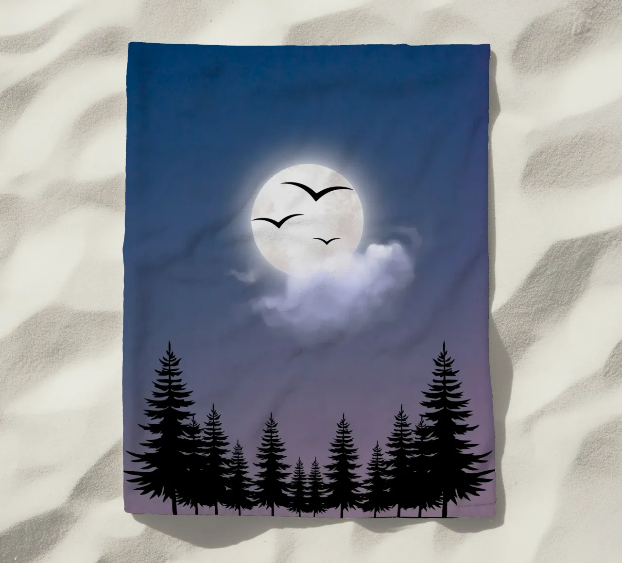 moon cloudy telo mare da Creaton