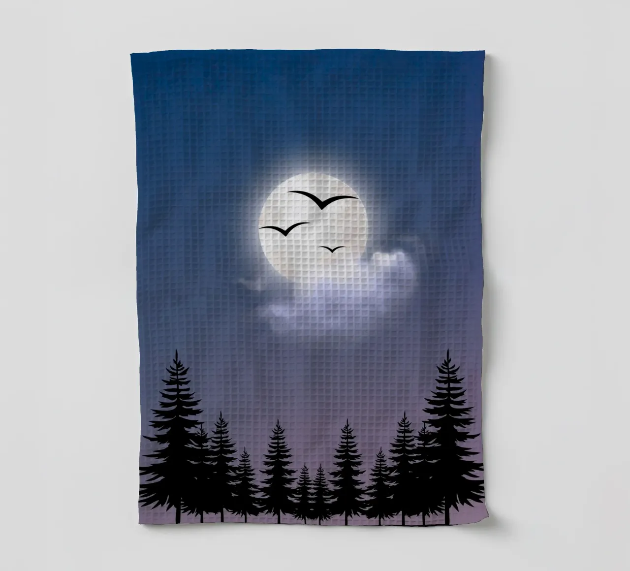 moon cloudy canovaccio da cucina da Creaton