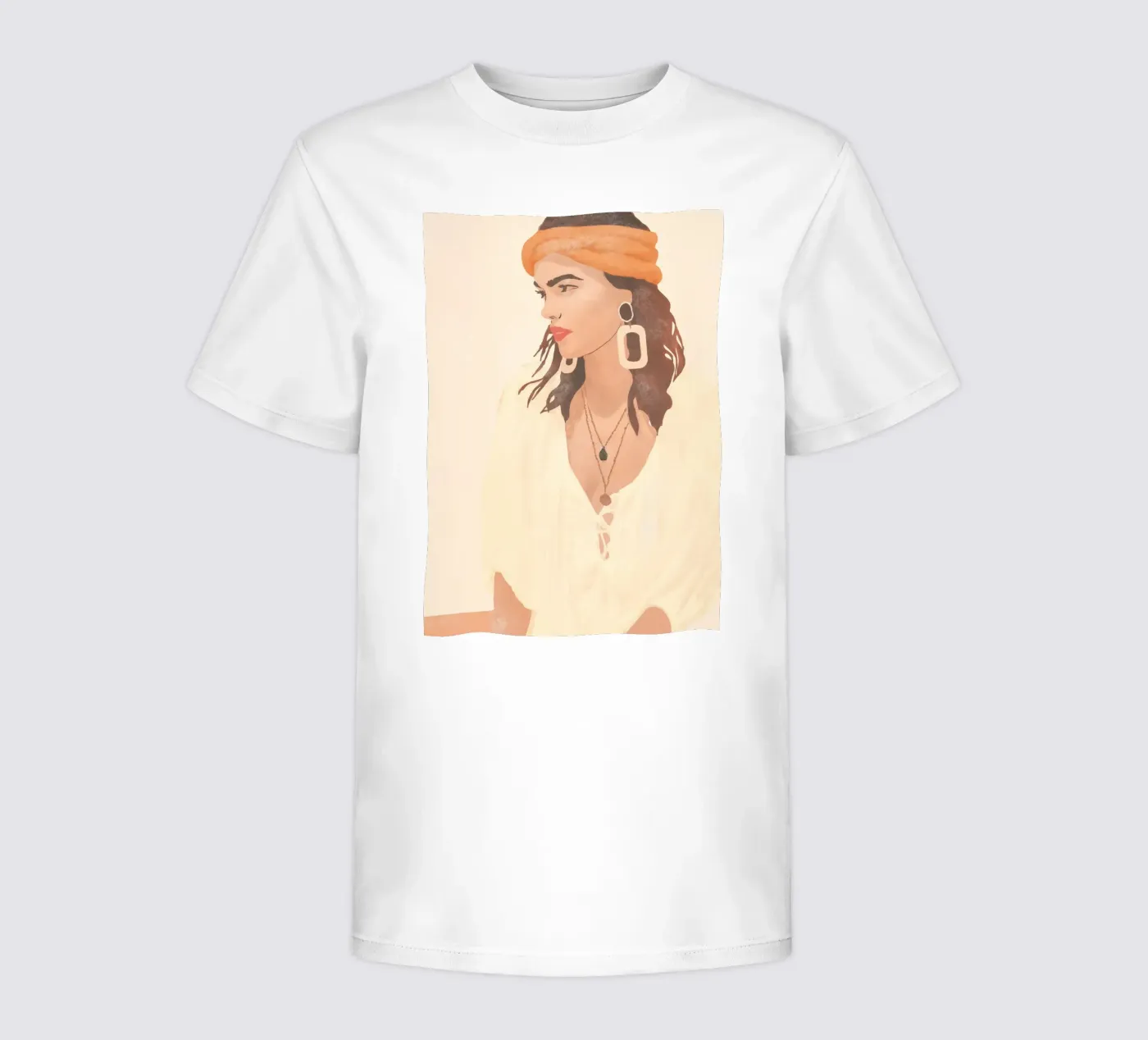 Profilo laterale t-shirt bambini da LeaDArt