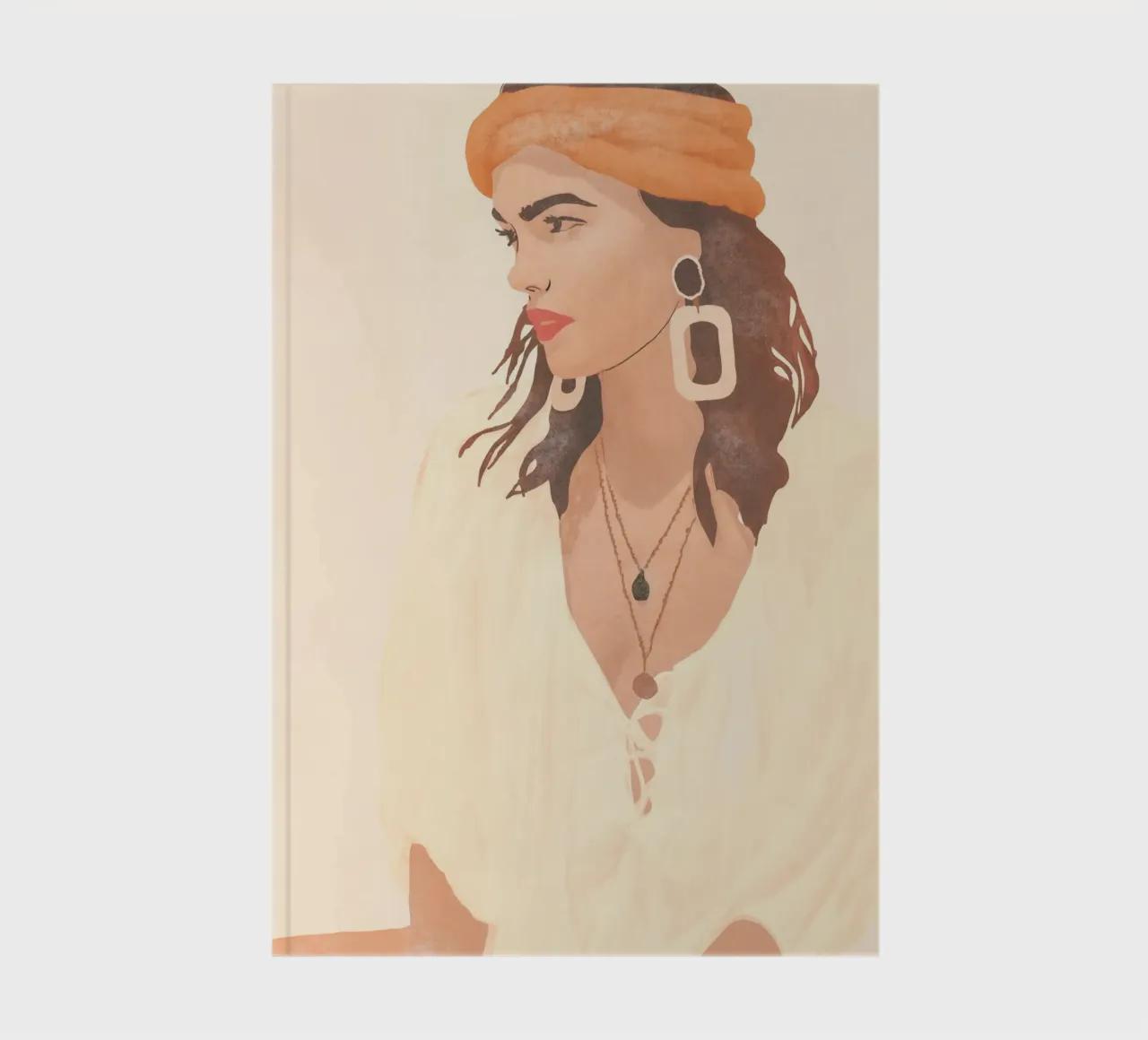 Side Profile notebook by LeaDArt