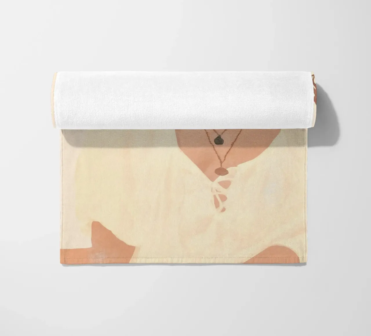 Profilo laterale telo mare da LeaDArt