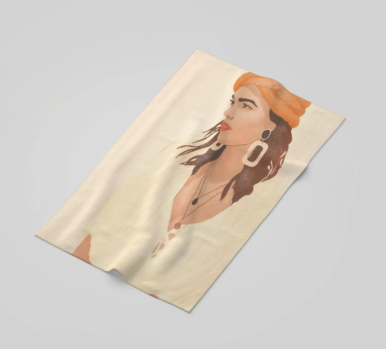 Profilo laterale telo mare da LeaDArt