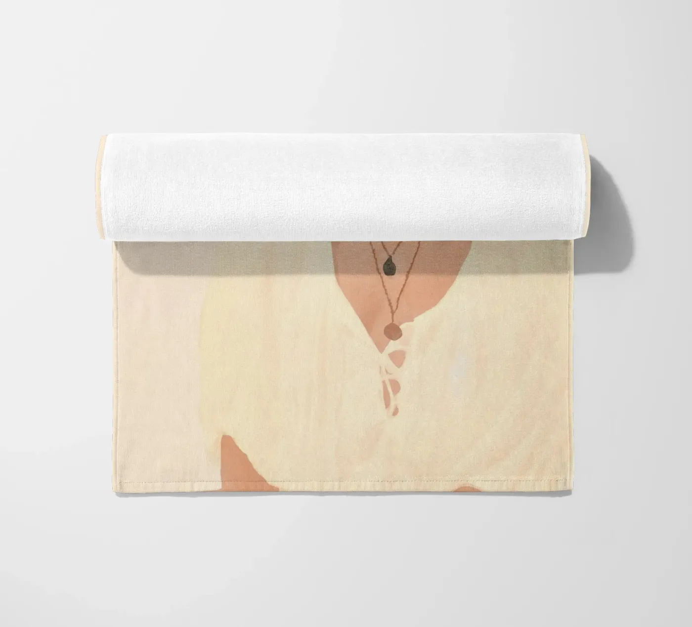 Profilo laterale telo mare da LeaDArt