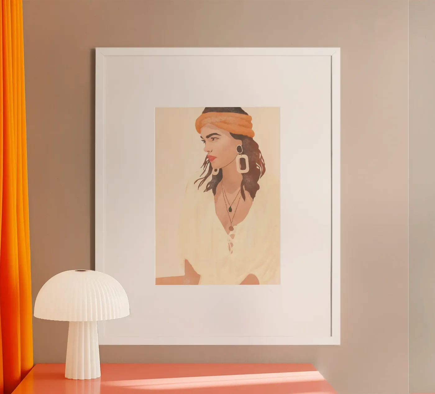 Profilo laterale poster da LeaDArt