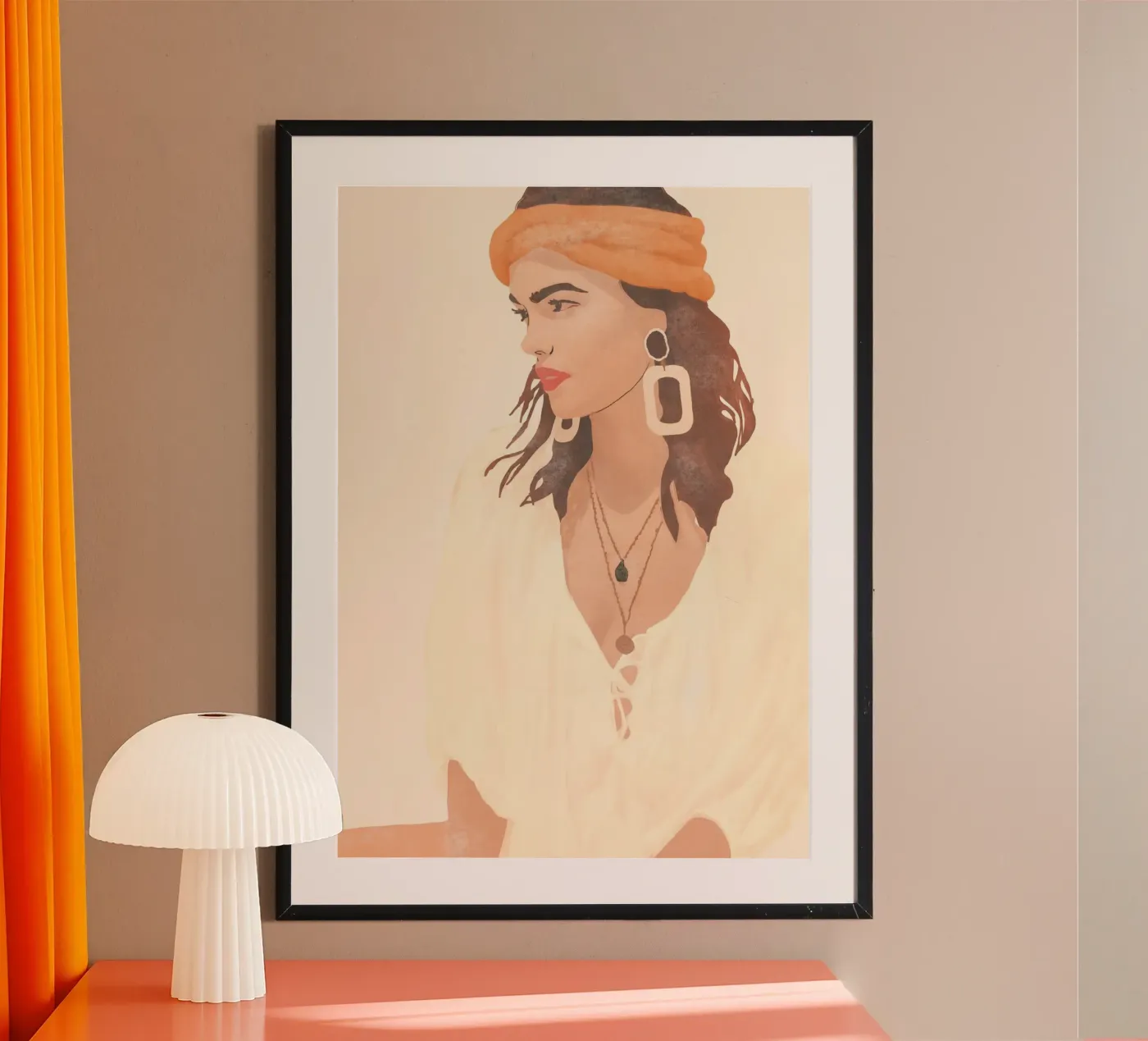 Profilo laterale poster da LeaDArt