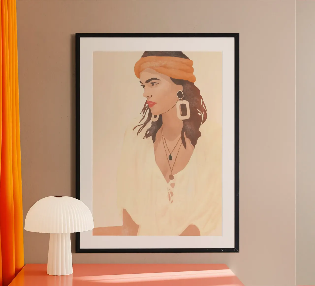 Profilo laterale poster da LeaDArt