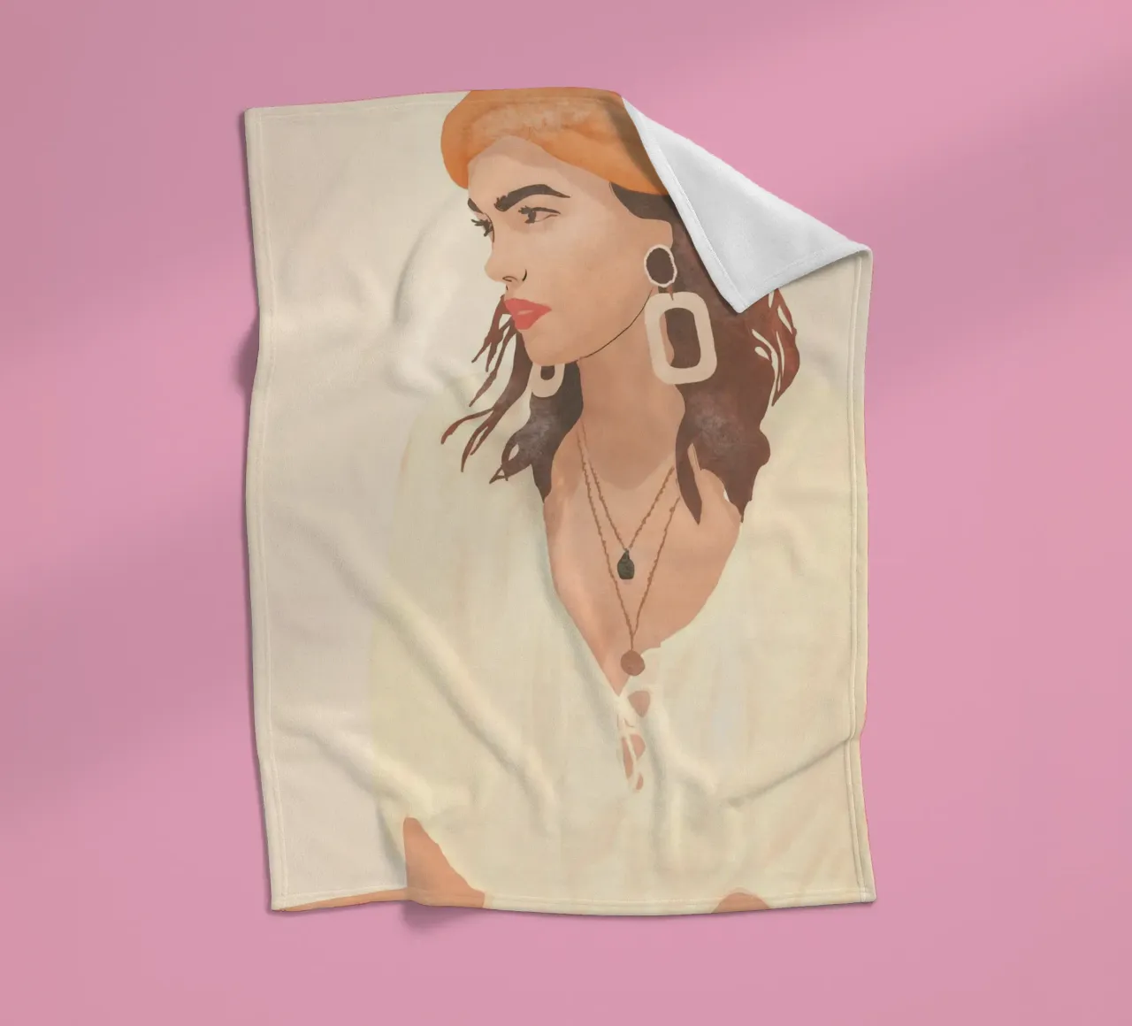 Seitenprofil Fleecedecke von LeaDArt