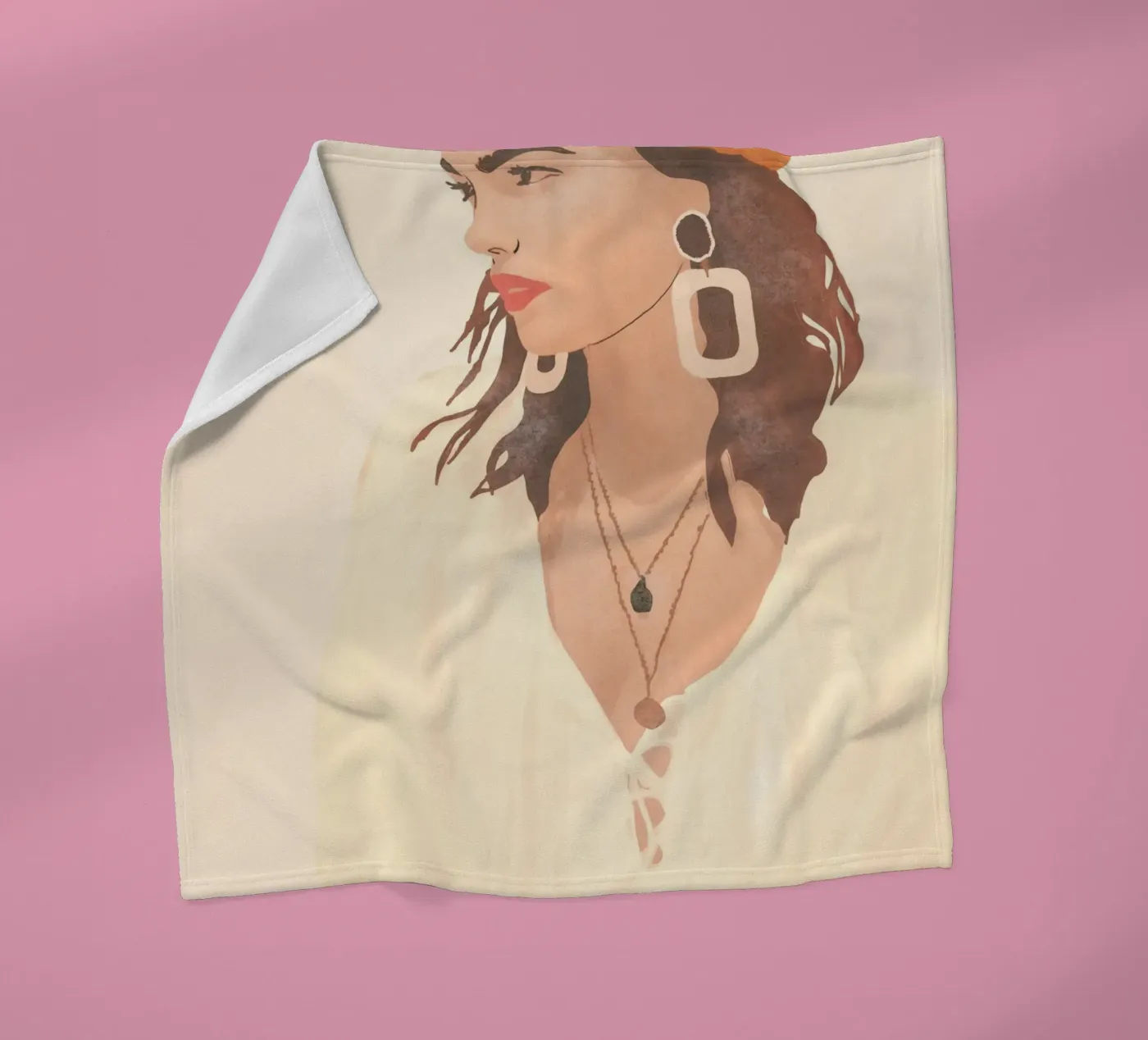 Seitenprofil Fleecedecke von LeaDArt