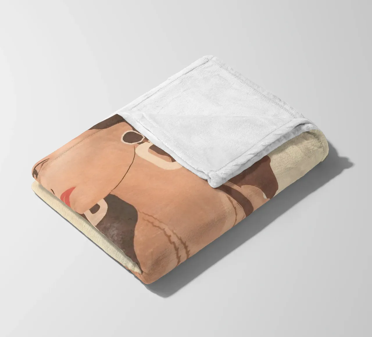 Seitenprofil Fleecedecke von LeaDArt