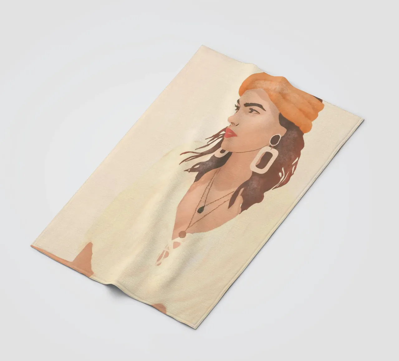 Seitenprofil Fleecedecke von LeaDArt