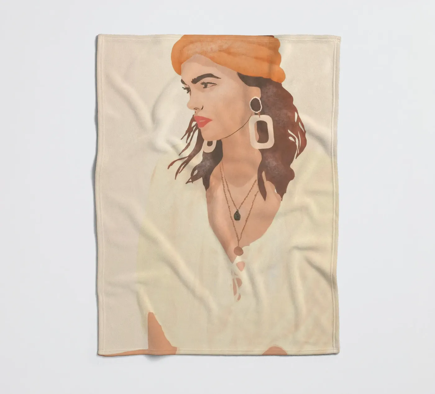 Seitenprofil Fleecedecke von LeaDArt