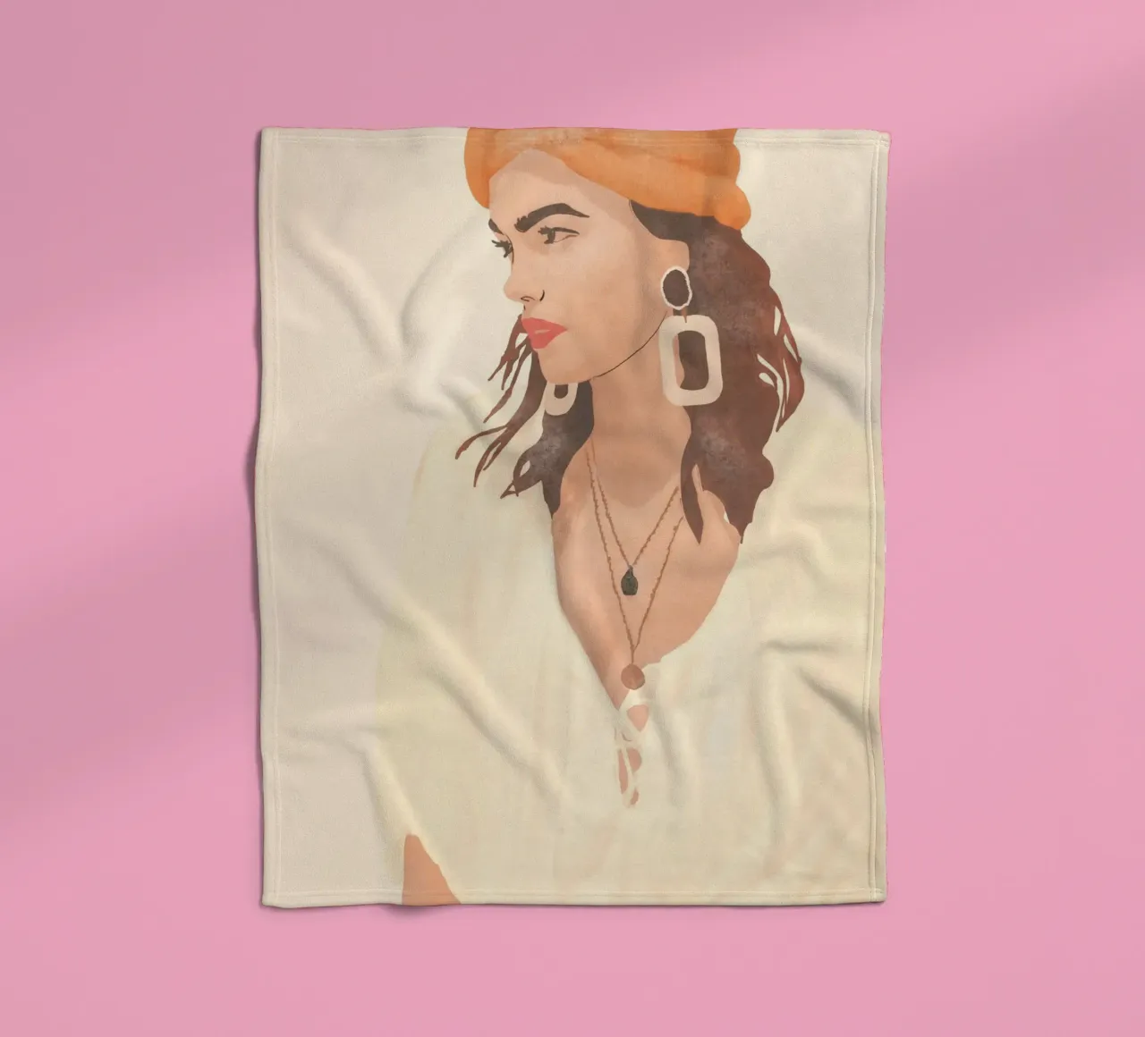 Seitenprofil Fleecedecke von LeaDArt