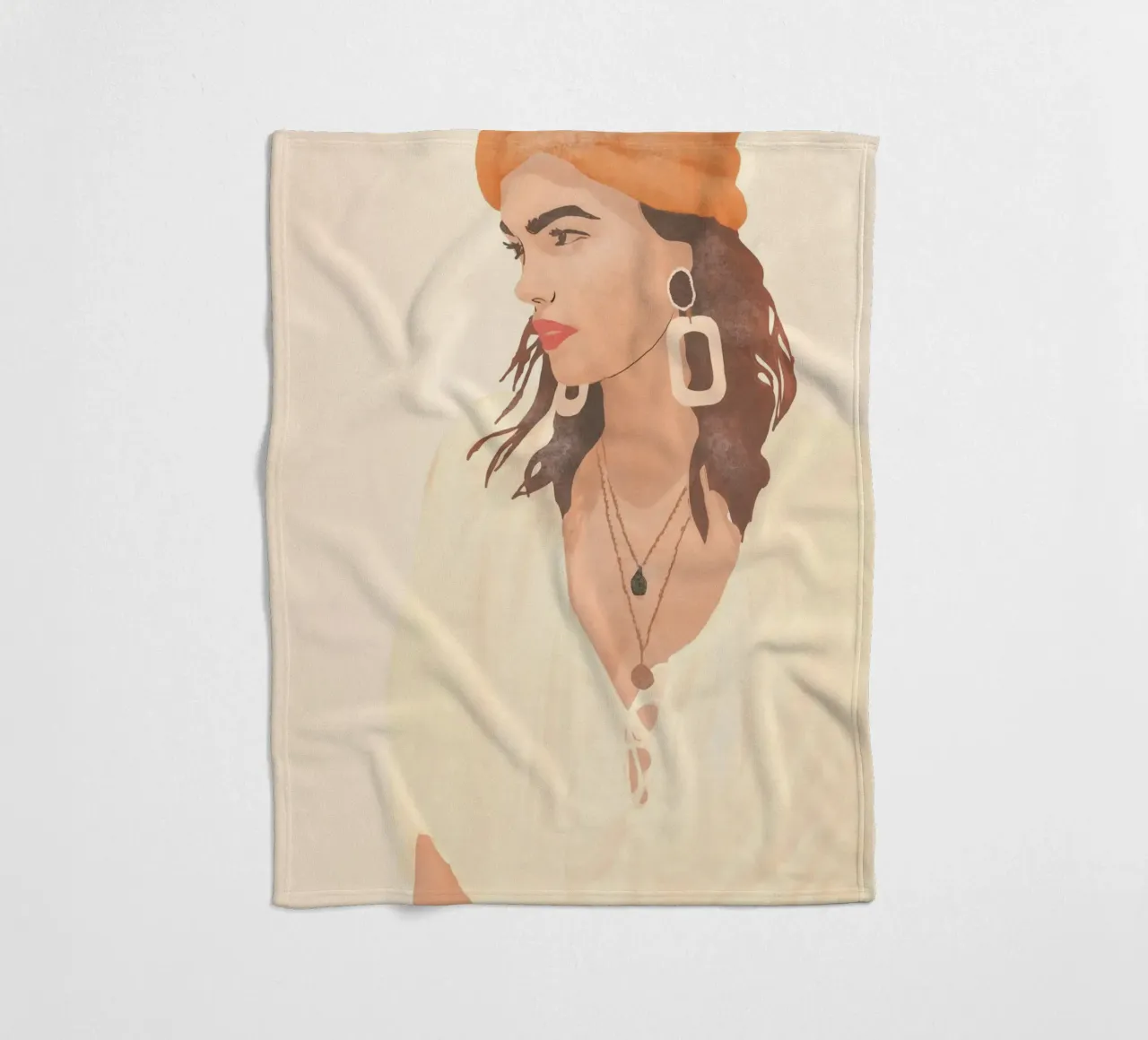 Seitenprofil Fleecedecke von LeaDArt