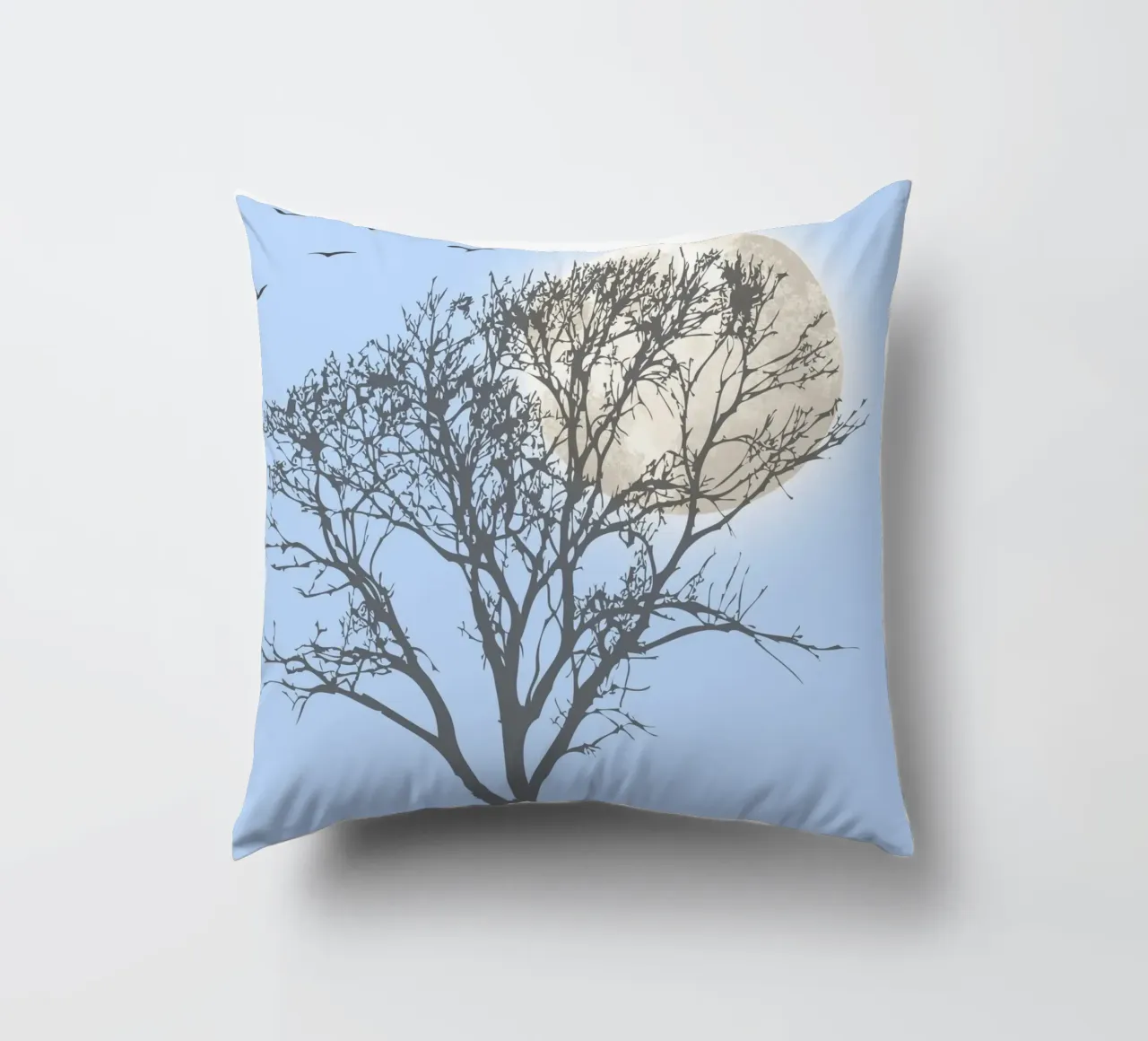 landscape night stillness decorative cushion by Creaton