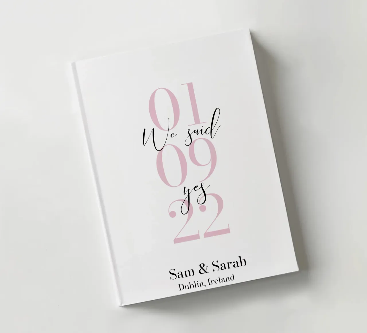 We Said Yes Custom Print notebook by Prints By Ayleen