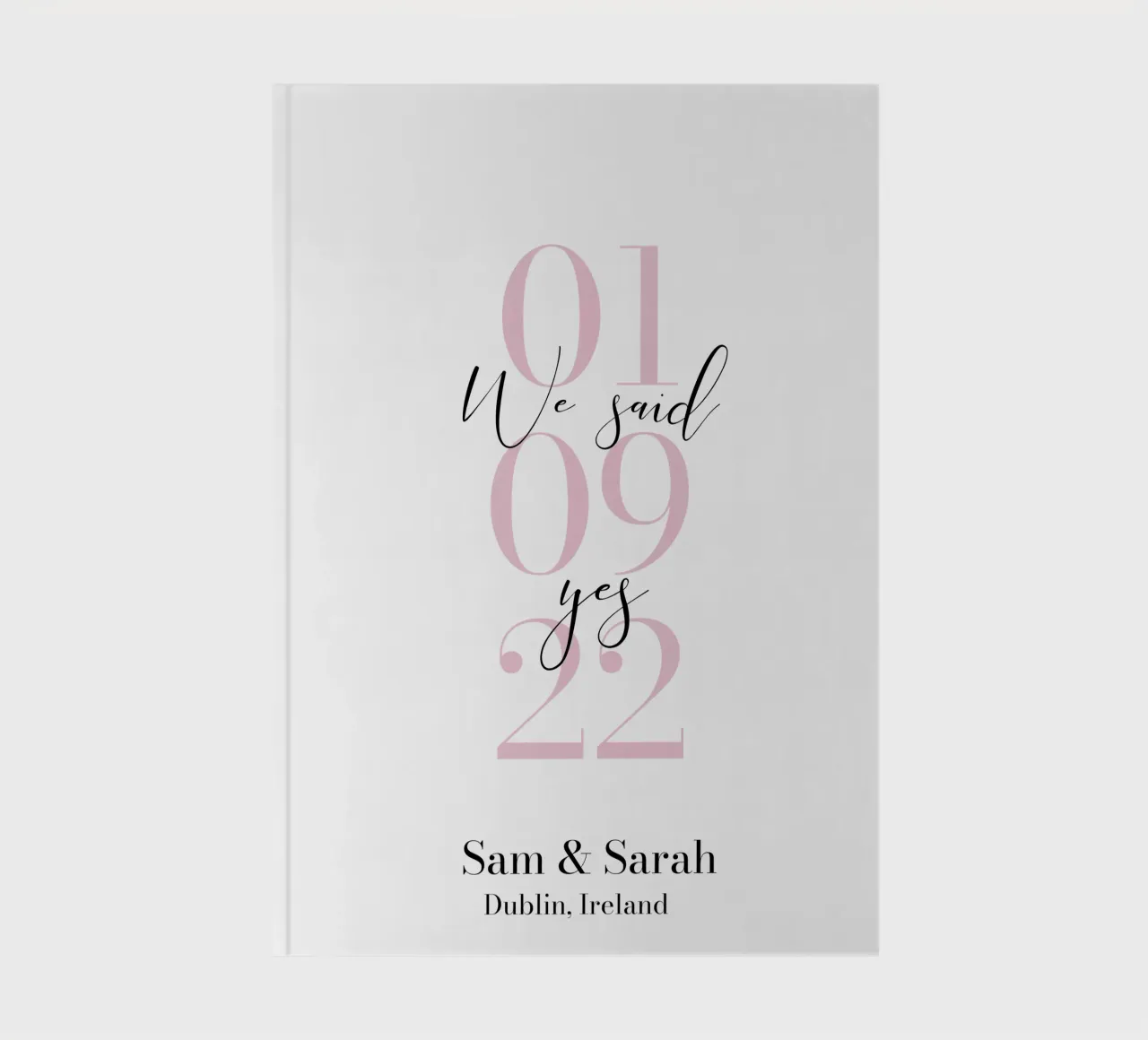 We Said Yes Custom Print notebook by Prints By Ayleen