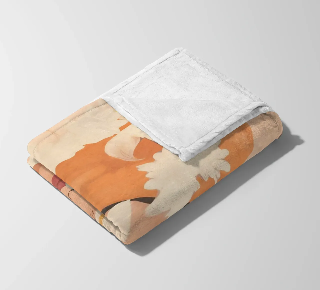 Giglio bianco coperta in pile da LeaDArt