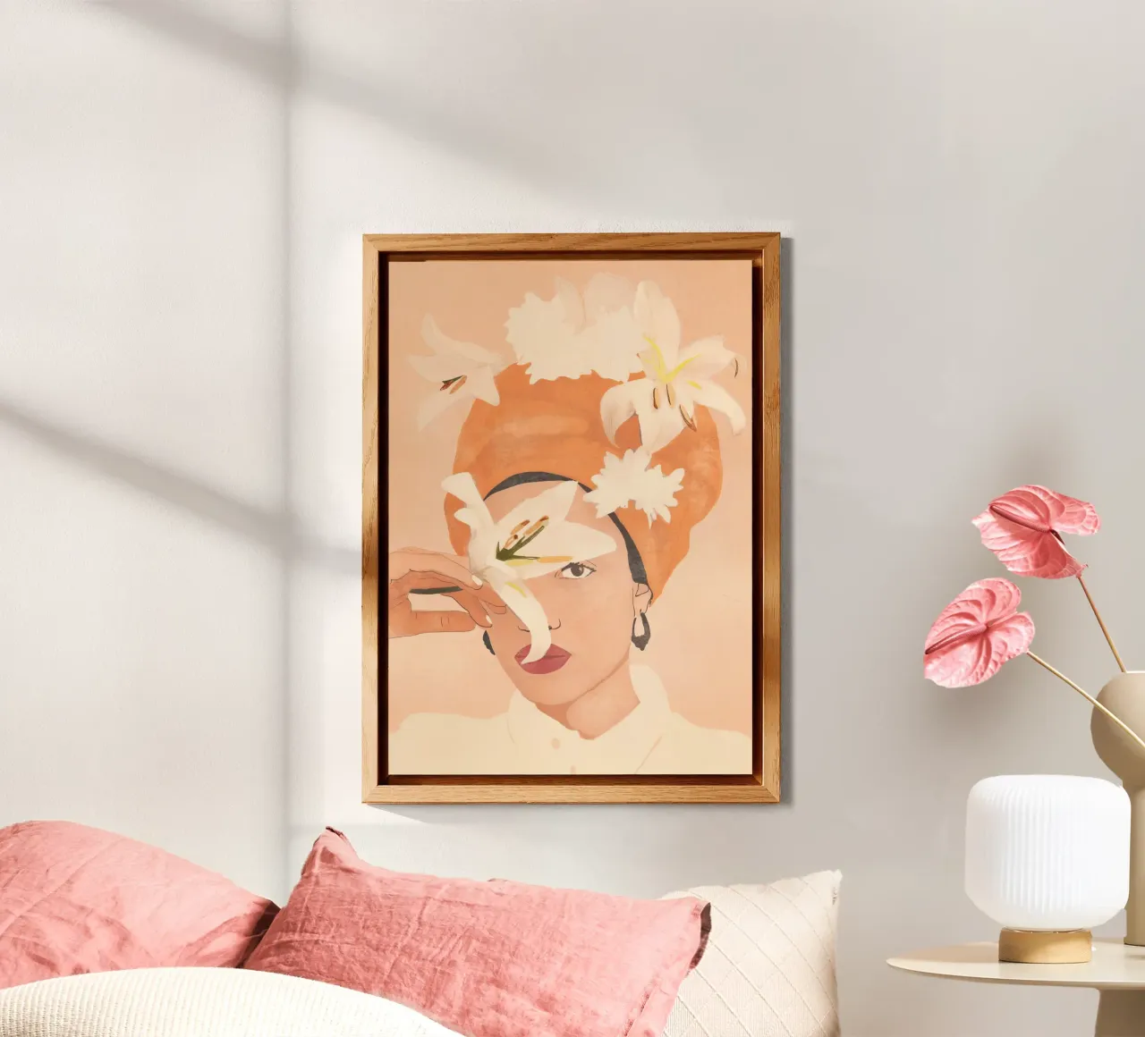 White Lily alu-dibond by LeaDArt